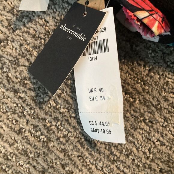 Abercrombie Kids Girls Romper sz Size 13/14 Pool To Play Romper Swimsuit NWT - Picture 4 of 8